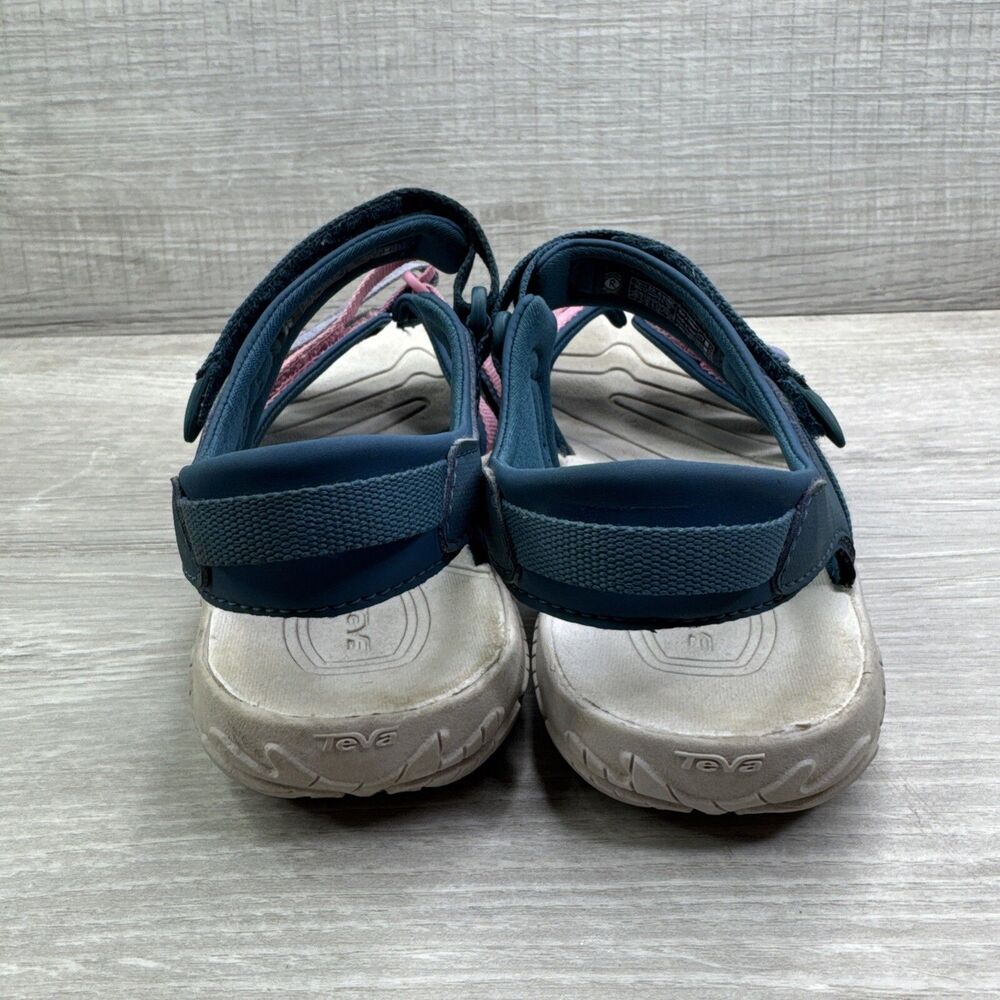 Teva Big Kids' Tirra Sandal Blue Coral Multi - 1019395C Blue Coral Multi - Picture 4 of 8